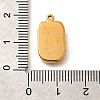 304 Stainless Steel Pendants STAS-D288-02G-3