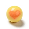Two Tone Opaque Acrylic Beads SACR-K003-03-2
