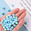 Opaque Acrylic Beads MACR-S370-C8mm-A07-5