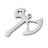 201 Stainless Steel Pendants STAS-Q341-04P-2