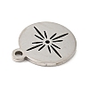 Non-Tarnish 201 Stainless Steel Pendants STAS-E015-07P-3