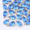 Transparent Glass Charms GLAA-T007-11B-1