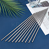 10Pcs 304 Stainless Steel Hollow Tube STAS-OC0001-31-5