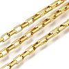 Brass Rectangle Link Chains CHC-G025-01G-1