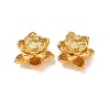Eco-friendly Brass Beads KK-D079-08G-1