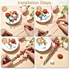 Cowboy Theme DIY Beadable Pen & Keychain Jewelry Making Kits DIY-YW0009-05-5