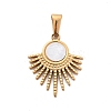 Plastic Pendants STAS-P378-04G-1
