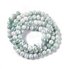 Electroplated Glass Beads Strands X-GLAA-C023-01B-3