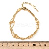 304 Stainless Steel Satellite Chains Bracelets LS-BJEW-Z106-01G-3
