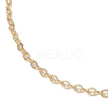 2Pcs 2 Colors 304 Stainless Steel & Brass Cable Chain Lariat Necklaces Sets NJEW-JN05147-5