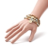 Natural Flower Amazonite & Picture Jasper Beaded Stretch Bracelets Sets with Non-Magnetic Synthetic Hematite BJEW-JB09280-3