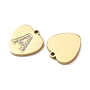 304 Stainless Steel Cubic Zirconia Pendants Set STAS-A125-04G-2