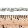 6MM 304 Stainless Steel 2-Strand Flat Snake Chain Bracelet Making LS-STAS-P423-01P-3