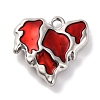 Alloy Enamel Pendants FIND-U024-02P-01-1