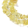 Heated Natural Citrine Beads Strands G-E607-A07-4