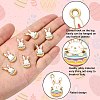 20Pcs Alloy Enamel Pendants ENAM-CJ0004-25-3