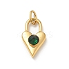 Ion Plating(IP) 304 Stainless Steel with Rhinestone Pendants STAS-G351-10G-09-1