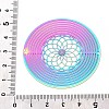 201 Stainless Steel 3D Rotating Hanging Wind Spinner STAS-T064-92-3