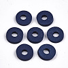 Handmade Polymer Clay Beads X-CLAY-Q251-6.0mm-47-2