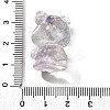 Transparent Resin Little Bear Ornament RESI-S015-01C-3