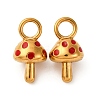 304 Stainless Steel Enamel Pendants STAS-Q363-10B-G-1