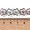 Electroplated Transparent Glass Beads Strands GL-CBA98F0-09A-4