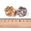 Natural Crazy Agate Cat Paw Print Figurines DJEW-N003-03F-3