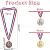 Zinc Alloy Football Medals NJEW-GA0001-01-4