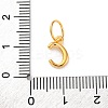 925 Sterling Silver Letter Charms with Jump Rings LS-STER-R008-01G-C-3