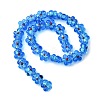 Handmade Silver Foil Glass Lampwork Beads FOIL-T001-02H-4