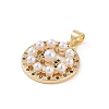 Brass Micro Pave Colorful Cubic Zirconia Pendants KK-E111-34C-G-2
