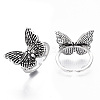 Adjustable Tibetan Style Alloy Cuff Rings X-TIBE-R318-01-RS-2