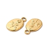 Ion Plating(IP) 304 Stainless Steel Pendants STAS-H212-23G-2