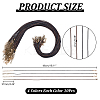 40Pcs 4 Colors Round Waxed Cord Necklace Making NJEW-AR0001-06-2