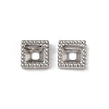 304 Stainless Steel Rhinestone Cabochon Settings STAS-G356-04P-04-1