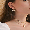 2Pcs Brass Enamel Pendants KK-LP0002-19B-3