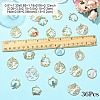 36Pcs 18 Styles Alloy Enamel Pendants ENAM-YW0005-12-3