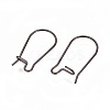 304 Stainless Steel Hoop Earrings Findings Kidney Ear Wires LS-X-STAS-L216-22C-B-2