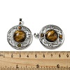 Natural Tiger Eye Pendants G-Q158-03I-3
