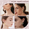 6 Pairs 6 Style304 Stainless Steel Hoop Earrings for Women EJEW-BBC0001-95-5