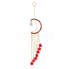 Natural Gemstone Pendant Decorations HJEW-JM01130-2