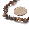 Natural Tiger Eye Chip Beaded Necklaces NJEW-JN04275-01-2