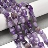 Natural Lavender Amethyst Beads Strands G-P497-01E-17-2