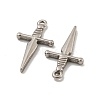 Non-Tarnish 304 Stainless Steel Pendants STAS-O004-06A-P-2