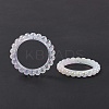 UV Plating Opaque Acrylic Beads Frames PACR-M003-03G-2