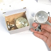 Featuring Brass and Glass Rotating Globe with Acid Etched Map PW-WGAE513-01-4