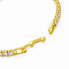 Clear Cubic Zirconia Tennis Bracelet BJEW-N241-001C-01LG-NR-4