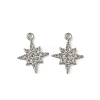 304 Stainless Steel Pendant Rhinestone Settings STAS-Z144-02P-02-1