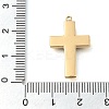 304 Stainless Steel Rhinestone Charms STAS-P369-14G-01-3