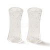 Transparent Acrylic European Beads TACR-G048-08-1